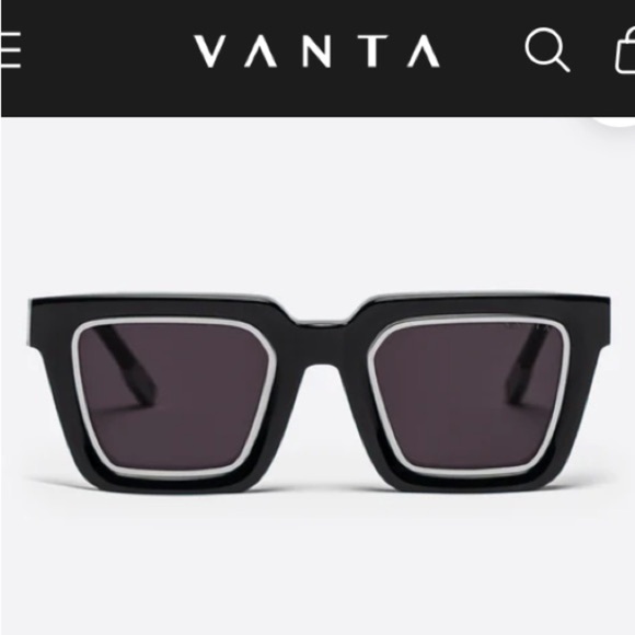 VANTA GAMMA Italian Sunglasses  - Gloss Black & Gold - $265.00 main image 8